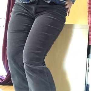 Northern Reflections womens 10 Gray cords Petite 28 inseam.